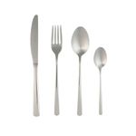 Russell Hobbs Vienna 48 Piece Cutlery Set - Stainless Steel Silverware, Service for 12, Tableware with Forks, Knives, Tablespoons and Teaspoons, Dishwasher Safe Flatware, Mirror Polished