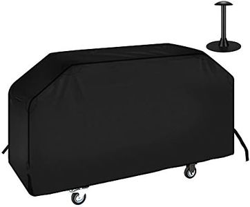 iCOVER 36 inch Griddle Cover, 600D Heavy Duty Waterproof Canvas Flat Top Gas Grill Cover for Blackstone 36" Griddle Cooking Station Camp Chef 600 Barbecue Cover with Support Pole