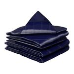 Kuber Industries Tirpal | 6x6 Feet Waterproof Tarpaulin Sheet | Eco-Friendly Tent Tirpal | 120 GSM Tadpatri | Tharpai | Thadika | Thappi | Tarp | Lightweight Premium Tirpal | Blue