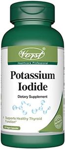 VORST Potassium Iodide 800mcg 120 Vegan Capsules | Thyroid Support Supplement for Women & Men* | Iodine