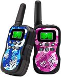 Walkie Talkie for Kids, Toys for 3-12 Year Old Boys Girls with Backlit LCD Display and Flashlight Range Up to 3 KM Gifts for 3-12 Year Old Boys Girls