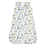 HALO Sleepsack, 100% Cotton Wearable Blanket, Swaddle Transition Sleeping Bag, TOG 0.5, Watercolor Dinos, X-Large, 18-24 Months