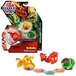 BAKUGAN 'Evolutions' Starter Pack of 3 Balls (Ultra Pyrus Serpillious, Basic Ventus Hydorous, Basic Aurelus Pegatrix)