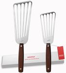 2 Pack Fish Spatula Turner, Stainle