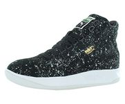 PUMA Men's Challenge All Over Splatter Black Ankle-High Canvas Fashion Sneaker - 7.5M