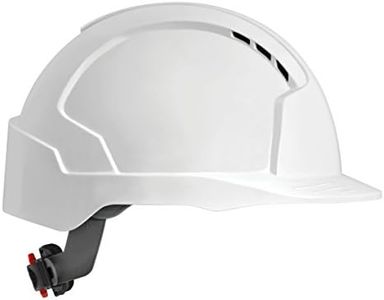 JSP - EVOLite Lightweight ABS Safety Helmet Wheel Ratchet Vented White (AJB170-000-100)