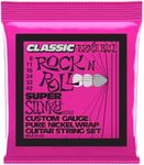 Ernie Ball Super Slinky Classic Rock n Roll Pure Nickel Wrap Electric Guitar Strings - 9-42 Gauge