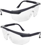 Safety Goggles,2 Pcs Wrap Around Sa