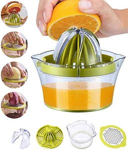Snowpea Manual Juicer Lemon Squeezers Dishwasher Safe, Multifunctional Orange Citrus Lime Juicer, Hand Fruit Press with Measuring Container 400ml