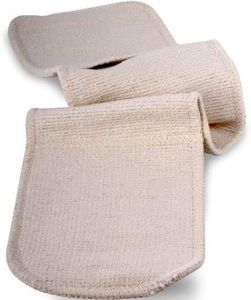 Abbey 100% Cotton Professional Heavy Duty Double Sided Oven Gloves Heat Resistant – Jolly Molly Soft Commercial Thick Oven Gloves for Bakers, Chefs and Kitchen – Double Oven Mitts XL Size (91 x 17cm)
