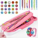 Bracelet Making Kit for Girls, Whale Shaped Jewelry Making Kit Crafts for Girls Ages 8-12, DIY Bracelet String Travel Rewarding Activity Set, 7 8 9 10 11 12 Years Old Girl Birthday Gift