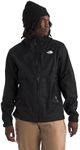 THE NORTH FACE Men's Alta Vista Rain Jacket | Attached 3 Piece Hood, Chest Pocket, Waterproof & Breathable, TNF Black-NPF, Large
