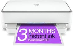 HP Envy 6020e All in One Colour Printer with 3 months of Instant Ink included with HP+, White