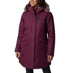 Columbia Women's Suttle Mountain Long Insulated Jacket, Marionberry, 1X