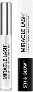 5th & Glow Miracle Lash Enhancing Serum, Eyelash Serum to Nourish, Hydrate, and Protect Eyelashes, Lash Serum for Eyelash Growth