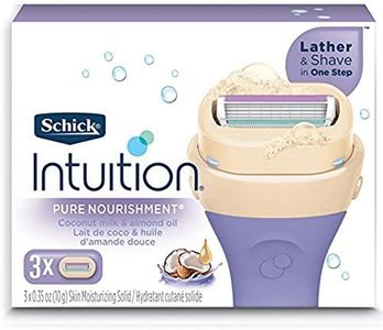 Schick Intuition Pure Nourishment Coconut Razor Refill 3 Cartridges