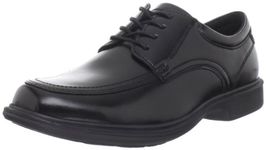 Nunn Bush Men's Bourbon Street Lace Up Oxford with Kore Slip Resistant Technology, Black, 9.5 Wide