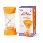 Learning Resources 93068 Jumbo Sand Timer (5-Minute), Orange