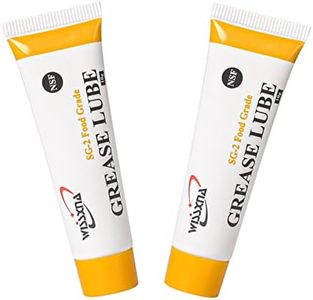 Wissxna Silicone Grease, Food Grade Sanitary Lubricant, Machine Lube, Prevent Valves and O-Rings from Sticking, 10 Gram Tube Silicone Grease Combination (2 Tubes)