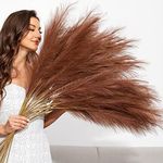 FOTEEWL 8 PCS Faux Pampas Grass Dec