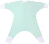 SleepingBaby - Flying Squirrel Toddler Pajamas with Practical Zipper for Quick Diaper Changes & Travel Comfort - Mint - 2-3T