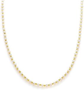 C.Paravano Pearl Necklaces for Women | Pearl Choker Necklace | 18K Gold Plated Chain Necklace | Necklaces Pearl | Real Pearl Necklace | Long Pearl Necklace | Gold and Pearl Necklace