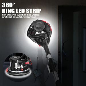 880W Drywall Sander with Vacuum – Powerful Electric Wall Sander