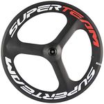 Superteam 700c Clincher Wheel 70mm Three Spoke Carbon Road Bicycle Tri Spoke Wheel