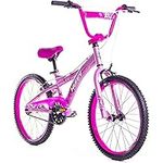 Huffy Go Girl 20 Inch Pink Girls Bike BMX Styling 6 - 9 Year Old With Tassles + Pink Wheels