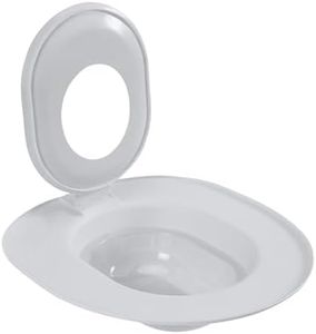 Cat Toilet Training Kit, Cat Toilet Training System, Teach Cats to Use Toilet, Reusable Plastic Trainer for Pet Cleaning (Grey)