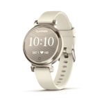 Garmin Lily 2, Stylish Small 35mm Smartwatch and Fitness Tracker with Hidden Display, Patterned Lens, Bright Touchscreen Display and up to 5 days battery life, Coconut