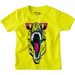 BONKIDS Boy's Regular Fit T-Shirt (BON9406_Fluorescent Green