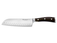 WÜSTHOF IKON Blackwood 7" Hollow-Ground Santoku Knife