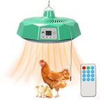 Longzhuo Heat Lamp for Chicks, 500W Intelligent Thermostat Chick Brooder Heating, Adjustable Temperature (27℃ to 36℃) Chicken Heat Lamp, Coop Heater for Small Animals and Poultry