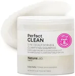 NATURELAB. TOKYO Perfect Clean Clarifying Scalp Scrub: 2-in-1 Shampoo and Scalp Scrub Hair Treatment to Clarify and Remove Product Buildup for Immense Shine I 8.1 OZ / 230G