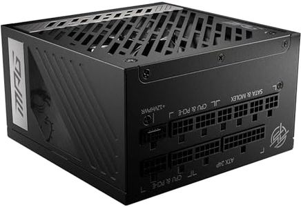 MSI MPG A850G PCIE 5 & ATX 3.0 Gaming Power Supply - Full Modular - 80 Plus Gold Certified 850W - 100% Japanese 105°C Capacitors - Compact Size - ATX PSU