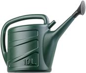 Hardys 10L Green Rose Watering Can - Outdoor & Indoor Watering Can with Detachable Sprinkler Rose Head, Long Spout Water Can for Houseplant & Garden Plants