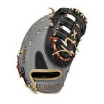 Wilson 2021 A2000 1620SS 12.5" First Base Baseball Mitt - Grey/Black, Right Hand Throw