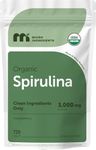 Micro Ingredients Organic Spirulina Supplement, 3000MG Per Serving, 720 Tablets (4 Month Supply), No Filler & Non-GMO, Rich in Vegan Protein, Vitamins & Prebiotics, Premium Spirulina Pills