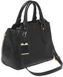 Bulldog Cases Satchel Style Purse with Holster, Black with Black Trim, Medium