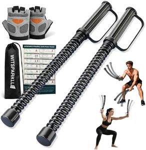 Ropeless Battle Rope – Weighted Cordless Battle Ropes for Home Gym with Non-Slip Gloves, Low-Impact HIIT and Strength Workouts, Fitness Equipment for Full-Body Exercise,Travel-Friendly