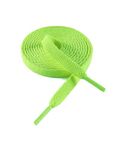 VSUDO 200cm Length Flat Neon Green Trainers Shoelace, 8mm Wide Shoe Laces for Sneakers, Premium Trainer Shoe Strings, Replacements Athletic Sport Shoelaces for Women or Men (1Pair-Neon Green-200cm)