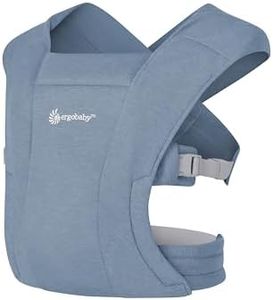 Ergobaby Embrace Baby Carrier – Newborn, Extra Soft, Head Support, Oxford Blue