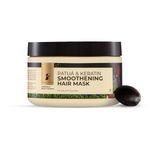 Pilgrim Amazonian Patu? & Keratin Strengthening Hair Mask for Dry & Frizzy Hair - Unscented, High Shine, Hydration, Smoothening - Sacha Inchi for Women & Men - Silicon Free - 200 Gram
