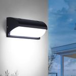 Modern LED Wall Light Outdoor Porch Light Waterproof Patio Lamp Wall Sconce Fixture Aluminum 12W 6500K Wall Lamp for Indoor & Outdoor use Garden Yard