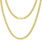 Rapper Gold Chain Necklace 20inch 6MM Neck Chain for Men & Women Boyfriend Mens & Womens Gift