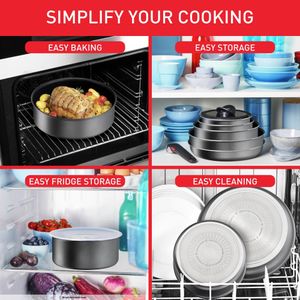 Tefal Ingenio 10-Piece Induction Pan Set – Stackable Cookware