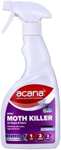 Acana Carpet & Fabric Freshener 500 Millilitre - Moth Killer Spray - Fresh Linen Fragrance - for Carpets, Rugs & Curtains - Non-Staining