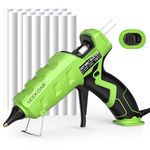 SEEKONE Hot Glue Gun, 60/100W Dual Power High Temp Heating Glue Gun Kit with 20pcs Glue Sticks, No Drip and Leakage Design, Electric Glue Gun for DIY, Arts, Crafts, Quick Home Repairs, Sealing