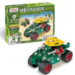 Mechanix Battle Station STEAM Toy, Building and Construction Set, War-Themed Building Blocks for Boys and Girls Age 7 yrs+